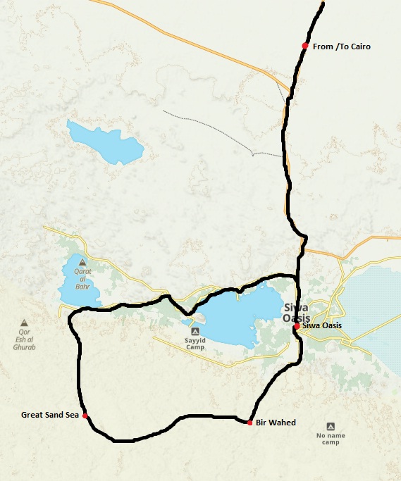 Route to Siwa